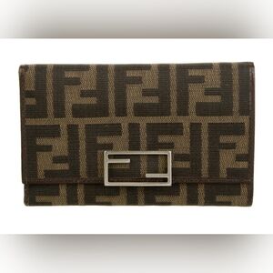 FENDI rare Black and Brown Wallet